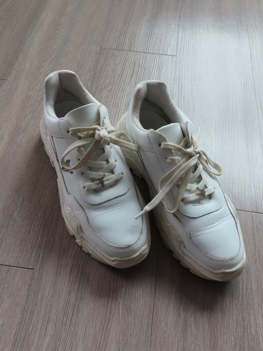 Windsor Smith - Platform Sneakers CARTE WHITE LEATHER (Sz 9)